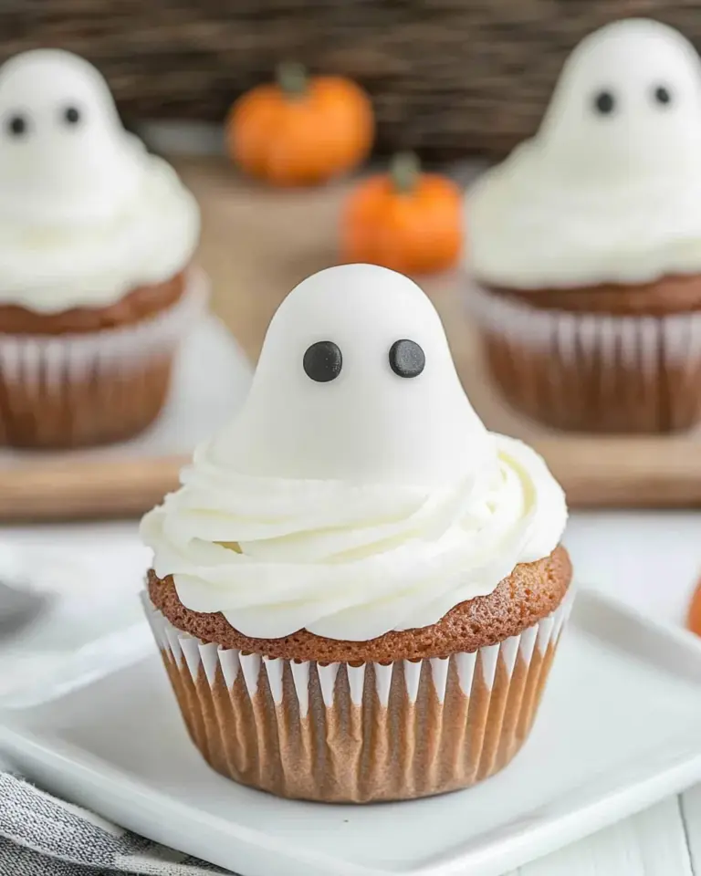 Easy Ghost Cupcakes photo