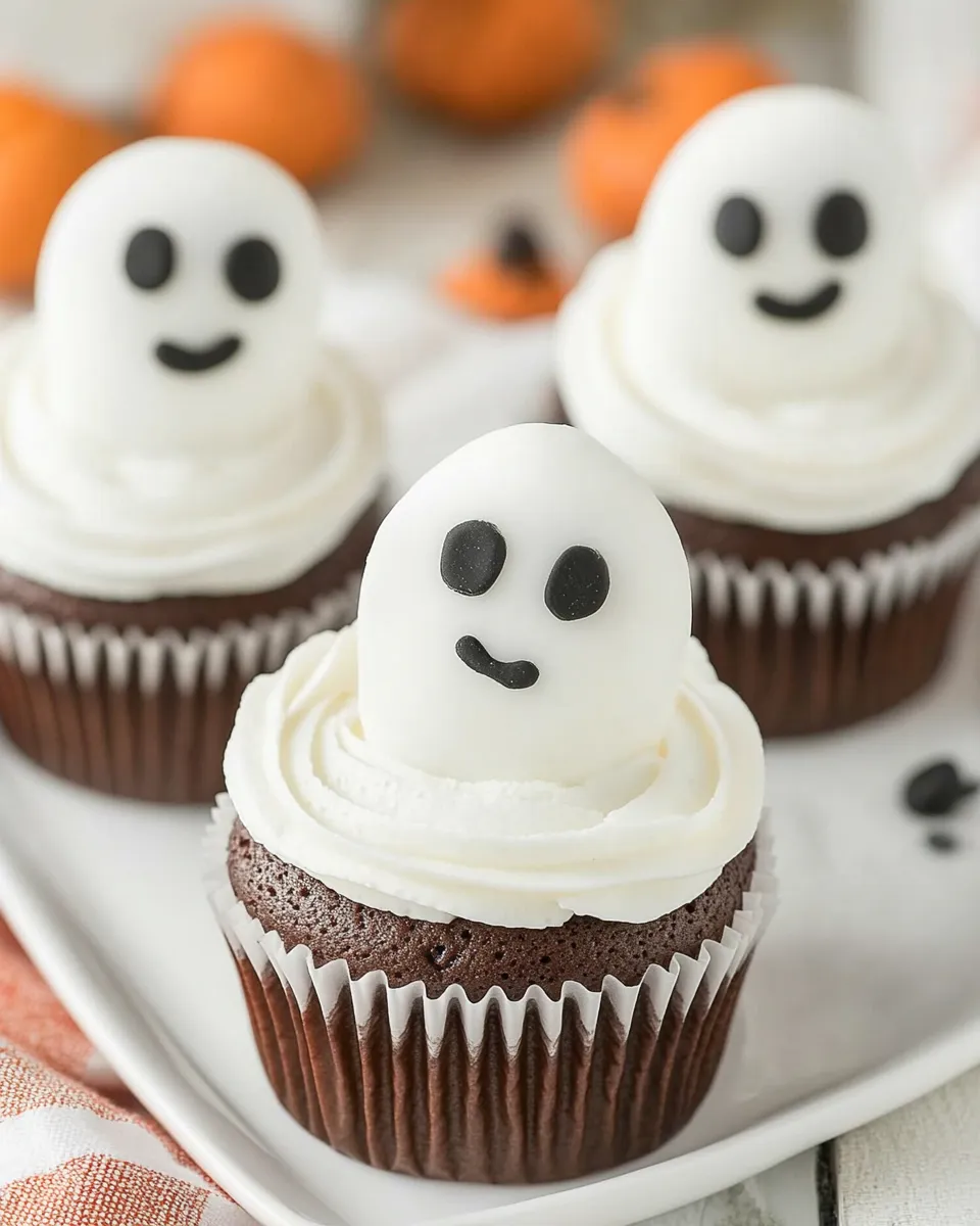 Sweet Ghost Cupcakes shot