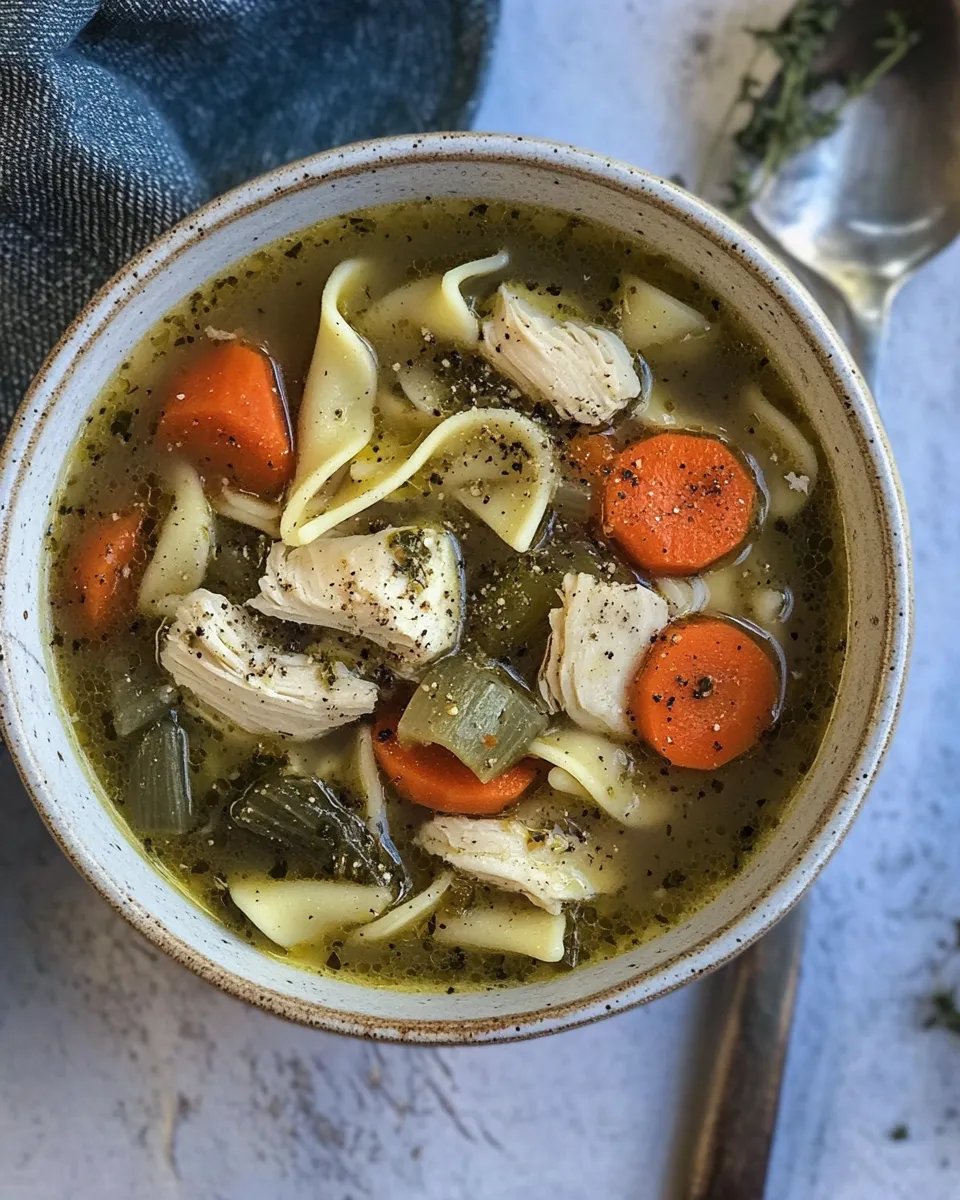 Easy Gluten-Free Chicken Noodle Soup recipe photo