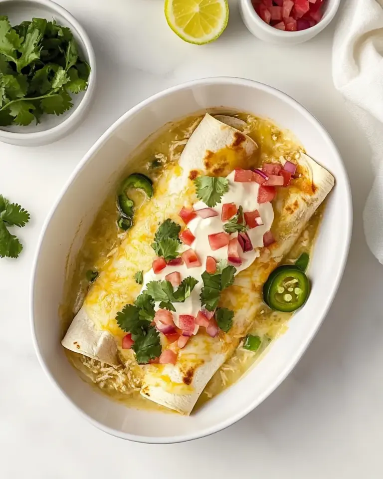 Homemade Green Chicken Enchiladas photo