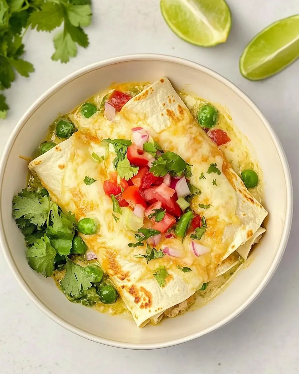 Classic Green Chicken Enchiladas image