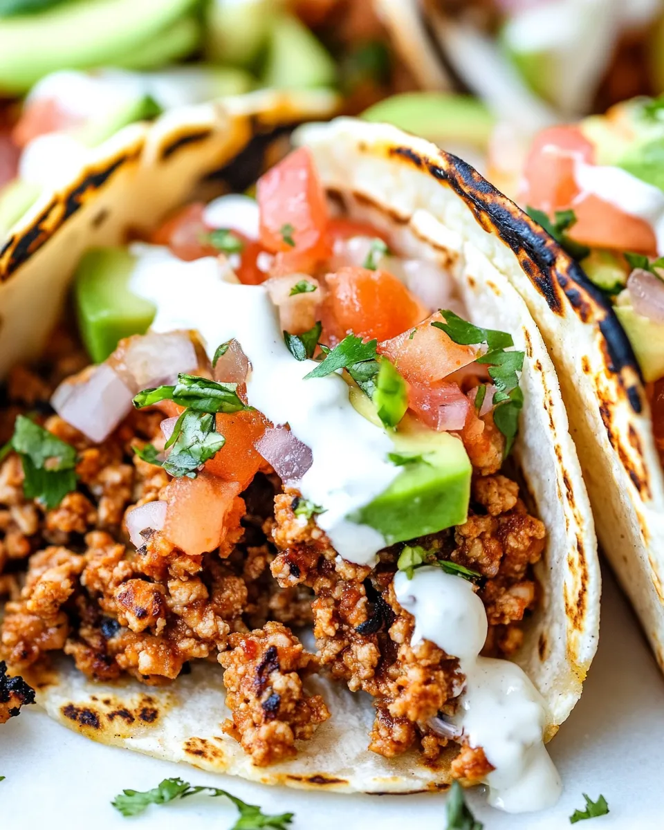 Quick Ground Turkey Taco Recipe dish photo