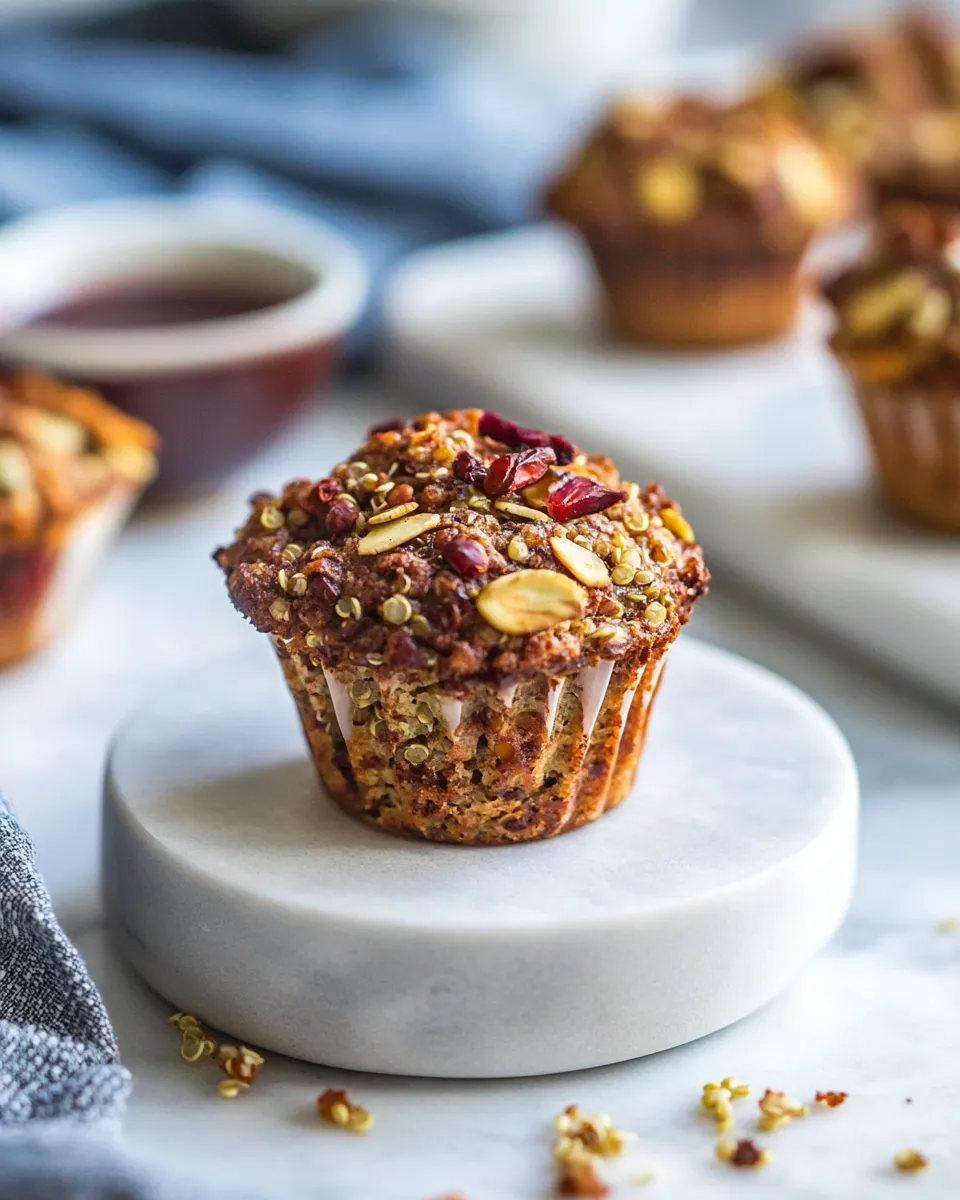 Delicious Healthy Gluten-Free Quinoa Muffins image