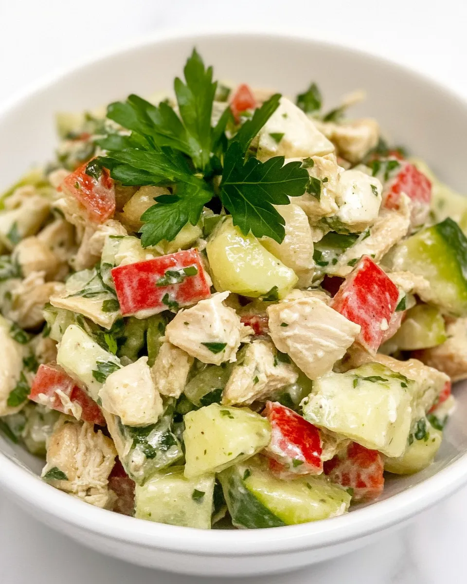 Easy Holiday Chicken Salad recipe photo