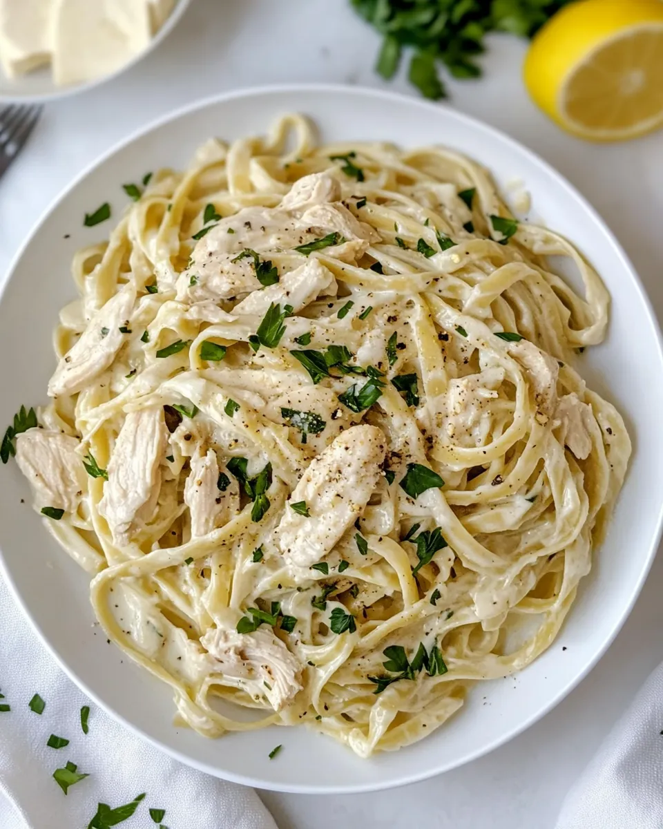 Classic Homemade Chicken Alfredo recipe image