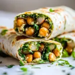 Easy Honey Garlic-Roasted Chickpea Wraps photo
