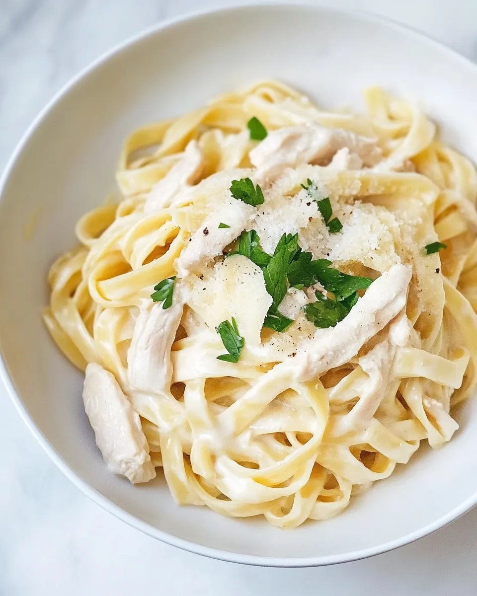 Delicious Instant Pot Chicken Alfredo Recipe image