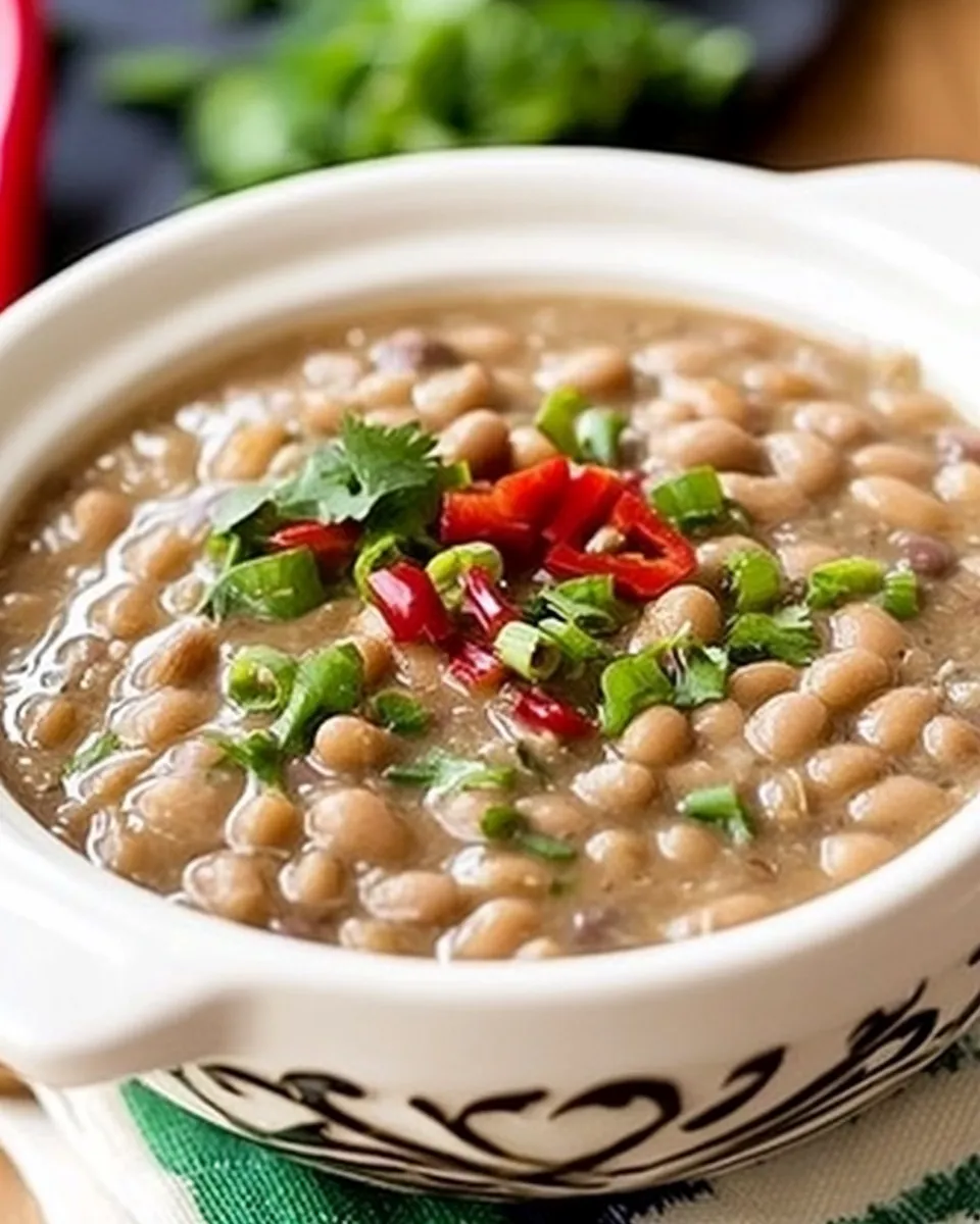 Quick Instant Pot Copycat Rubios Pinto Beans food shot