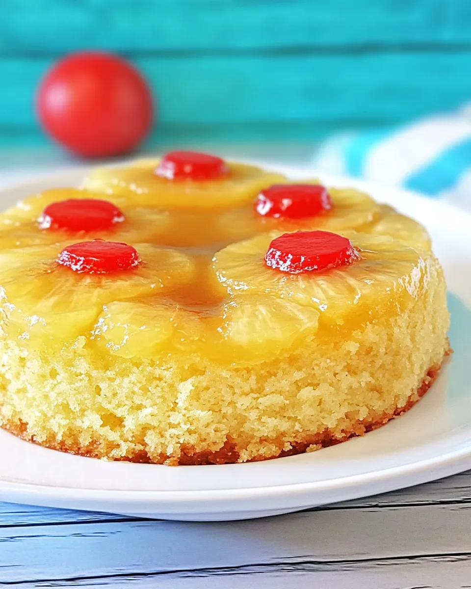 Homemade Instant Pot Pineapple Upside Down Cake photo