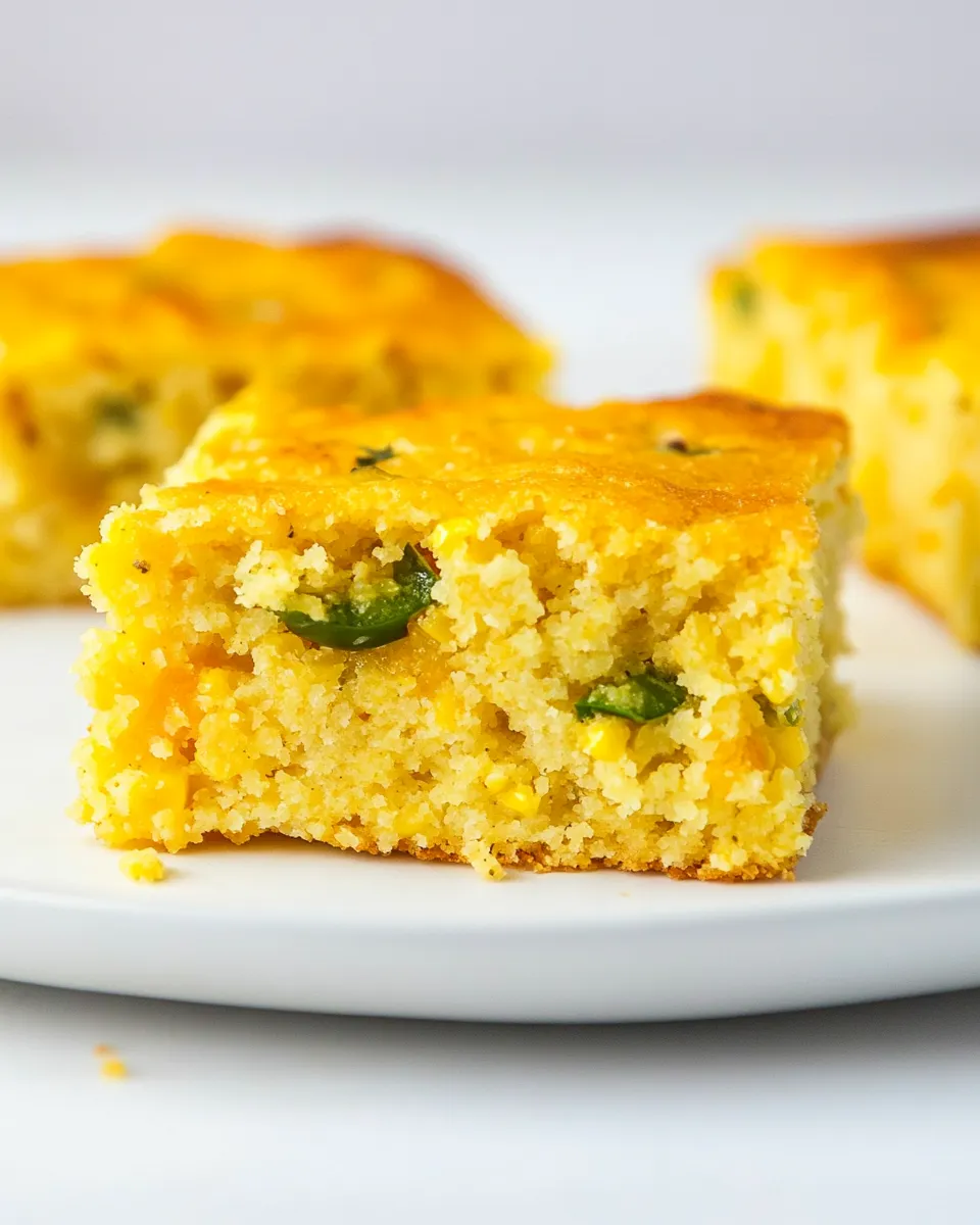 Delicious Jalapeno Cheddar Cornbread image