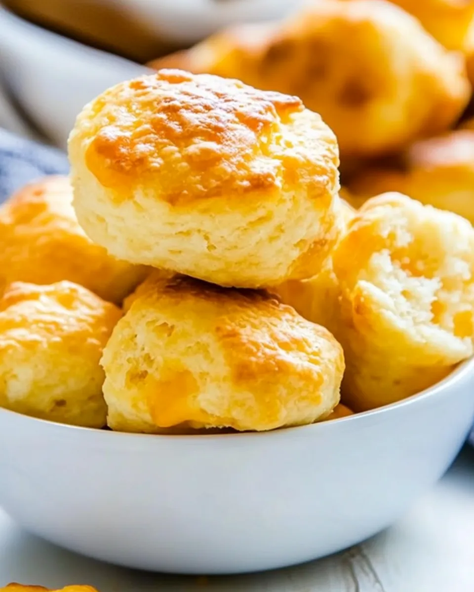 Delicious Jim n Nicks Cheesy Biscuits copycat shot