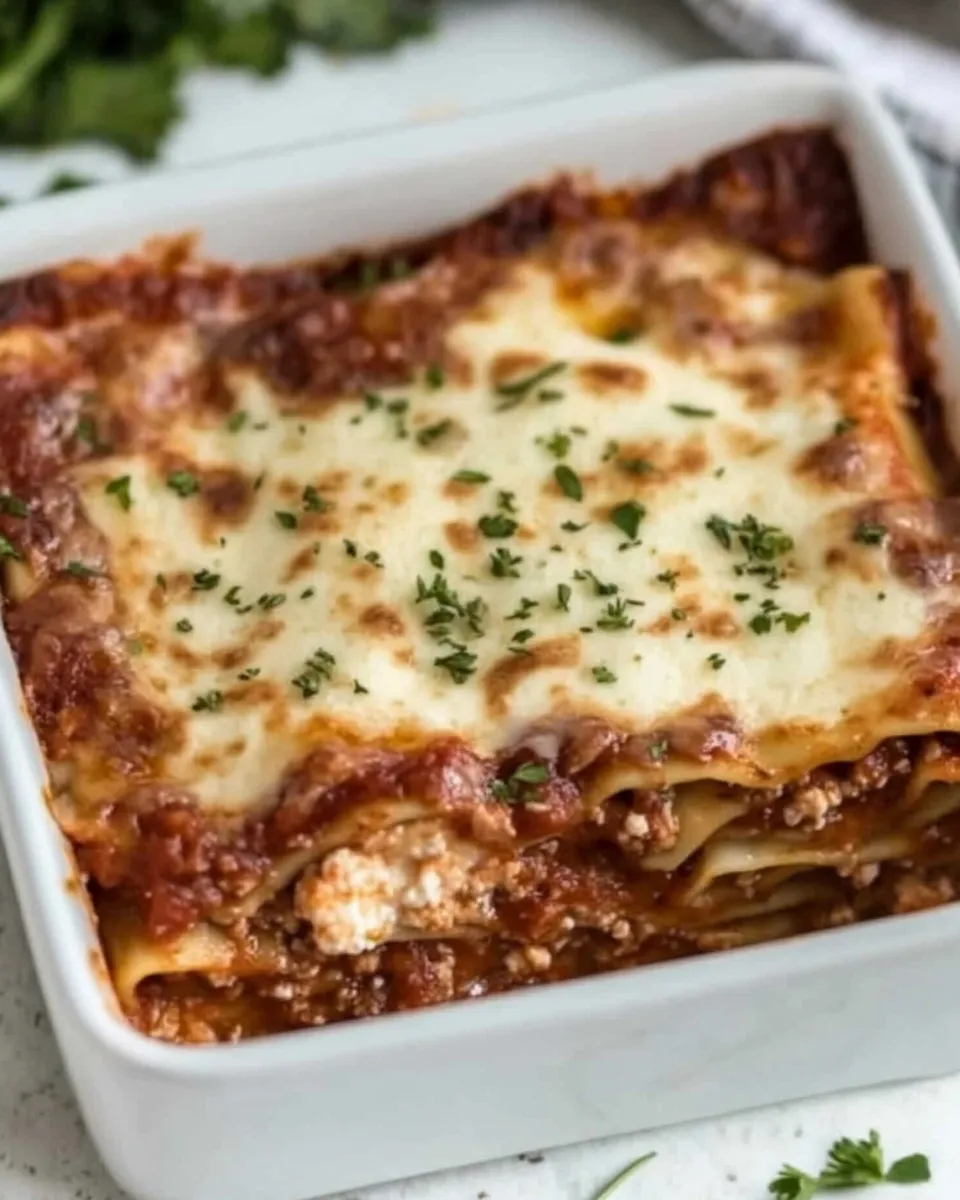 Easy Lasagna with Ricotta Cheese recipe photo