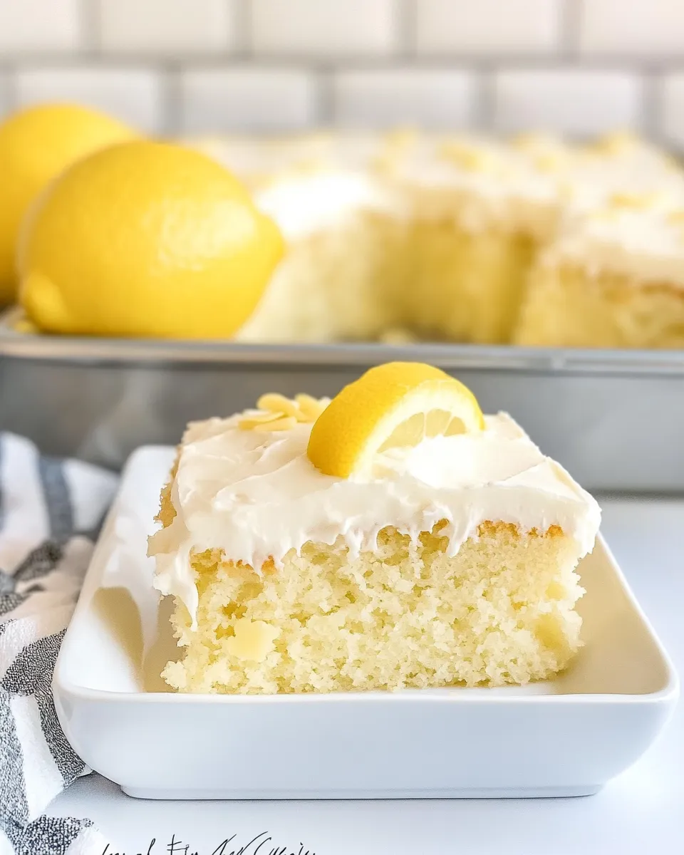 Classic Lemon Buttermilk Cake with Cream Cheese Frosting image