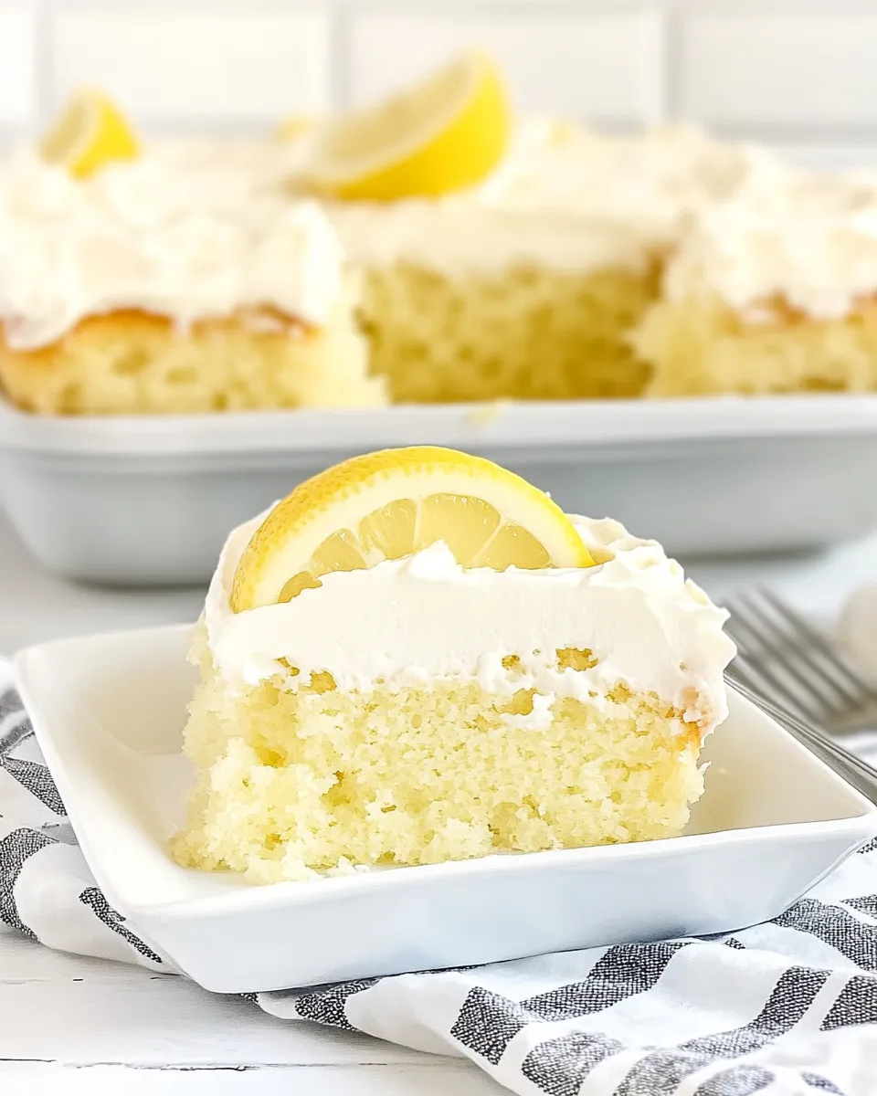 Easy Lemon Buttermilk Cake with Cream Cheese Frosting recipe photo