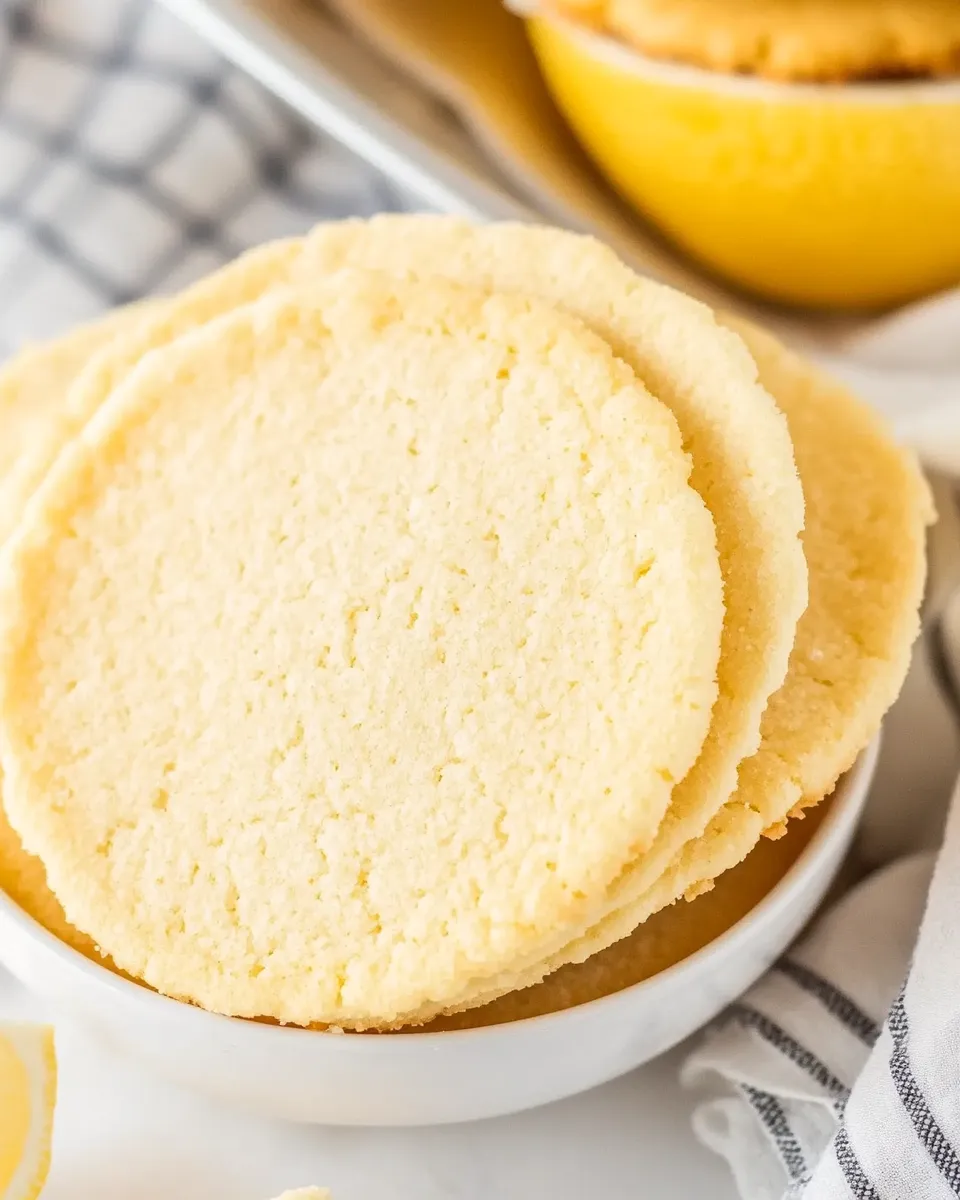 Classic Lemon Wafer Cookies image