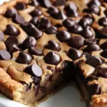 Homemade Makeout Chocolate Chip Cookie Pie photo