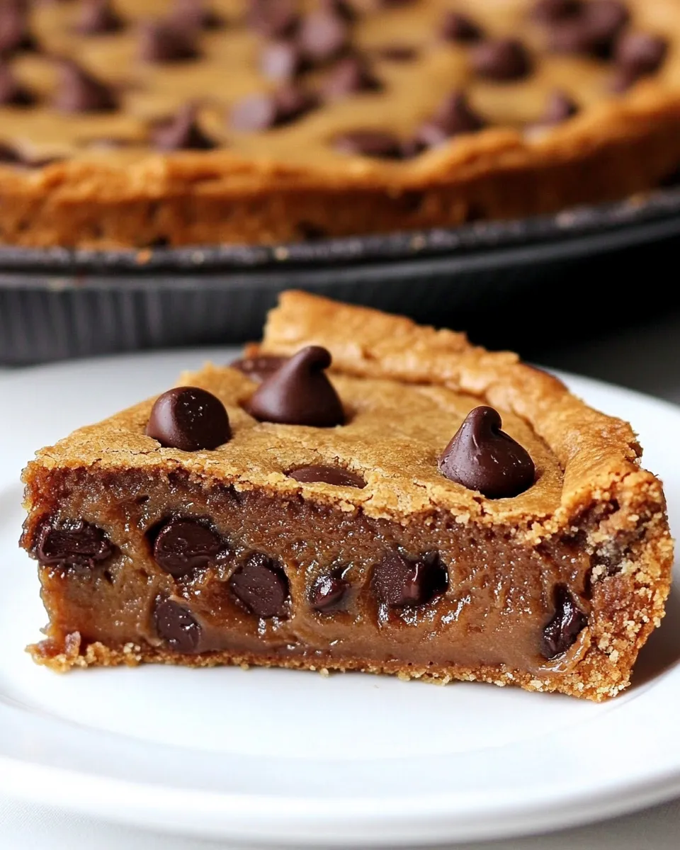 Classic Makeout Chocolate Chip Cookie Pie image