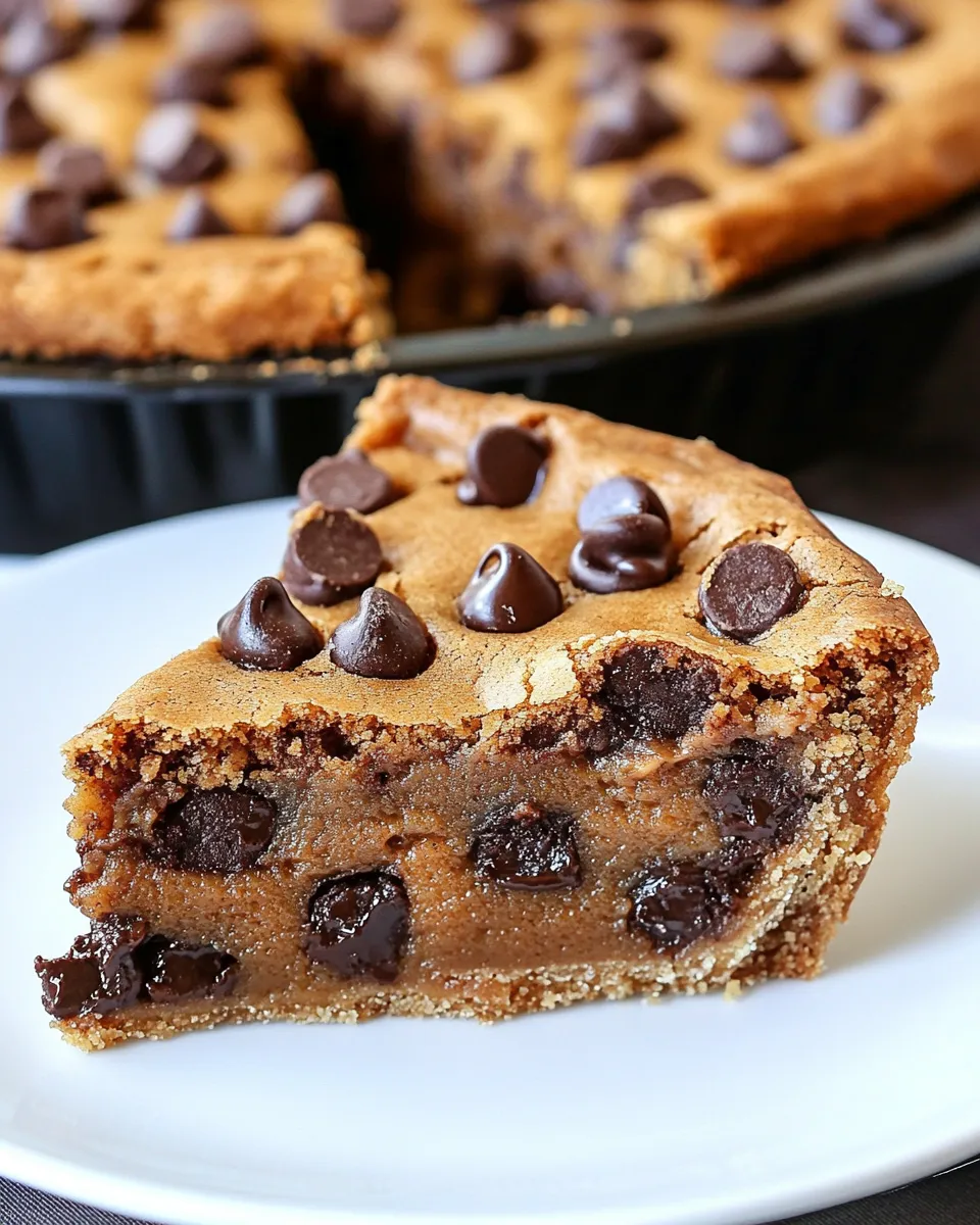 Delicious Makeout Chocolate Chip Cookie Pie shot