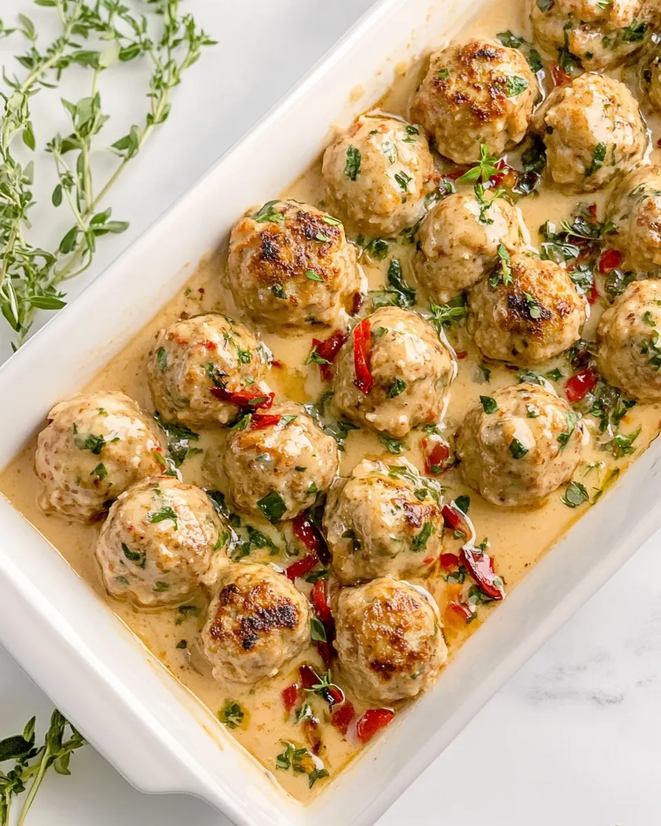 Classic Marry Me Chicken Meatballs image