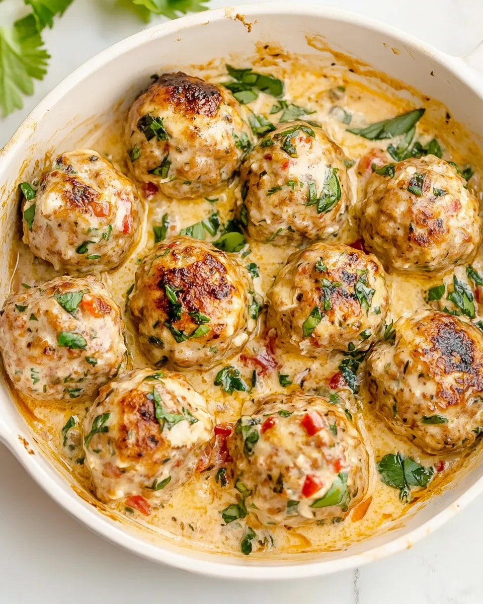 Easy Marry Me Chicken Meatballs recipe photo