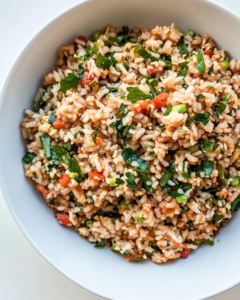 Easy Mediterranean Fried Rice recipe photo