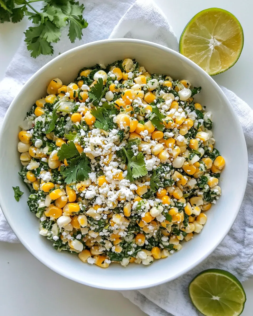 Homemade Mexican Street Corn Salad (Esquites) photo