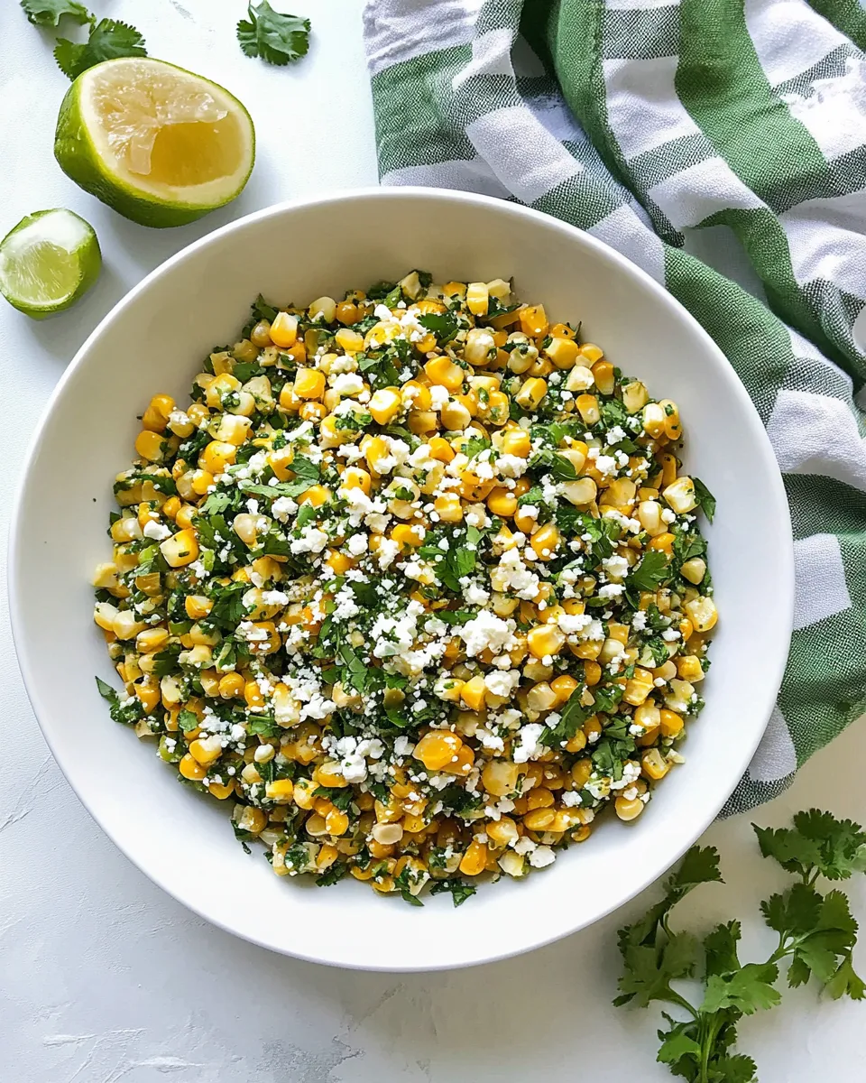 Delicious Mexican Street Corn Salad (Esquites) image