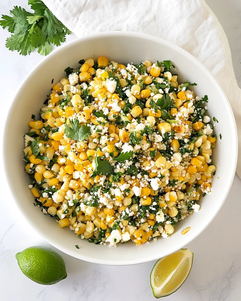 Easy Mexican Street Corn Salad (Esquites) recipe photo
