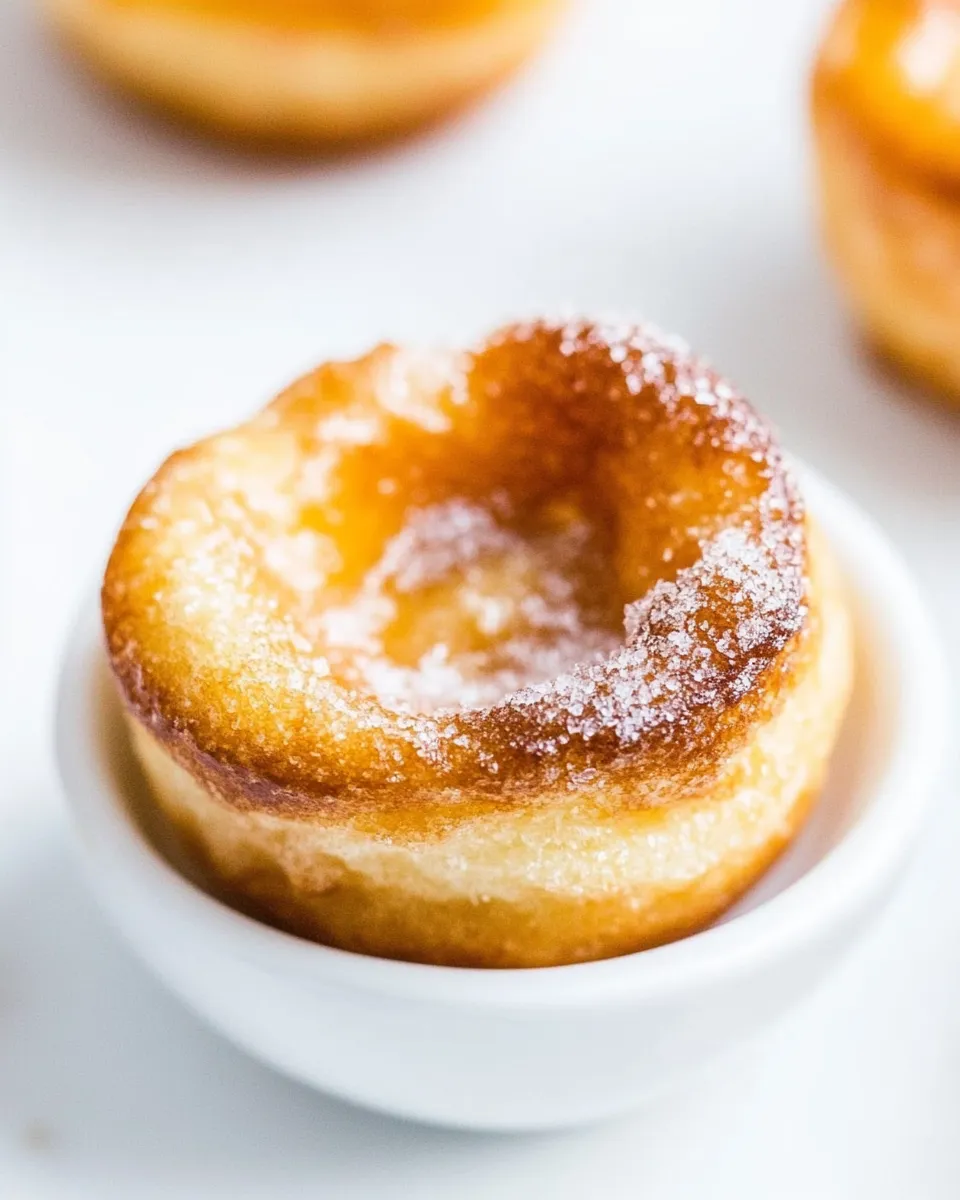 Homemade Mini Cinnamon Sugar Popovers photo