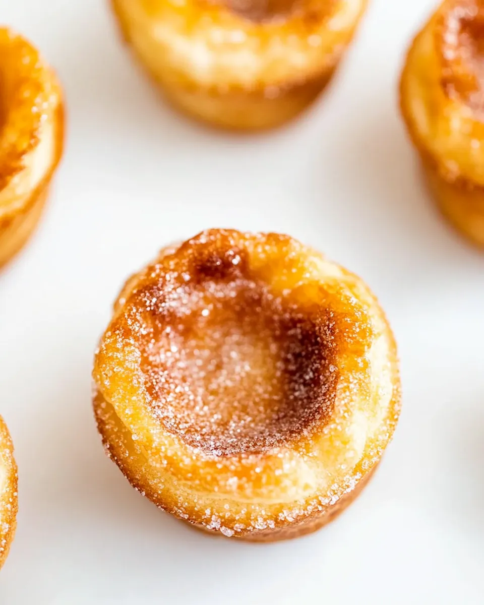 Easy Mini Cinnamon Sugar Popovers recipe photo