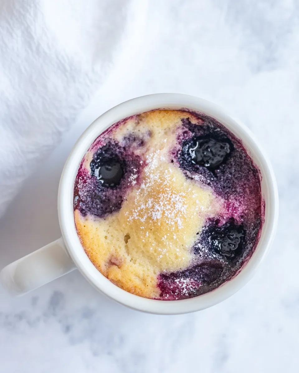 Homemade Muffin In A Mug shot