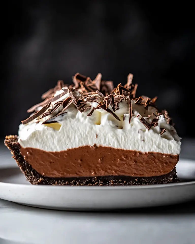 Easy No-Bake Chocolate Pudding Pie photo