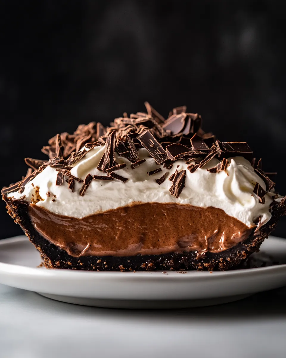 Quick No-Bake Chocolate Pudding Pie recipe photo