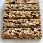 Homemade No Bake Almond Butter Granola Bars photo