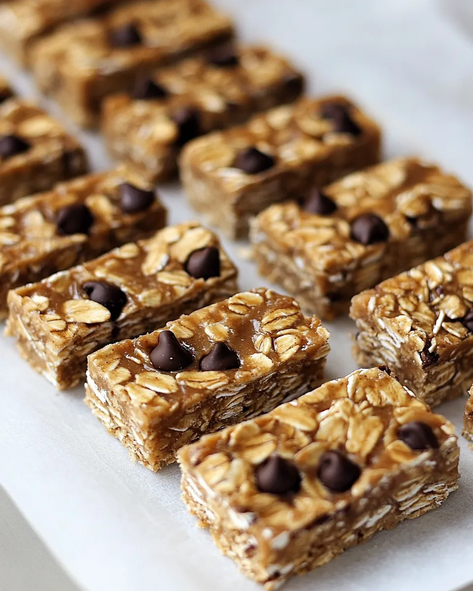 Delicious No Bake Almond Butter Granola Bars shot