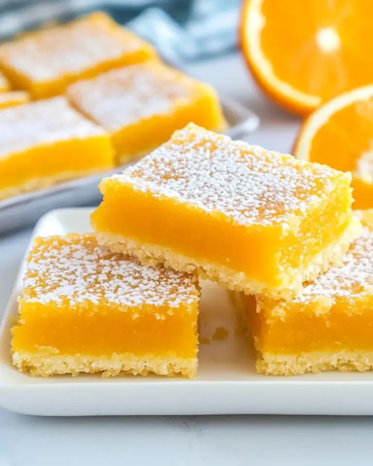 Homemade Orange Bars photo