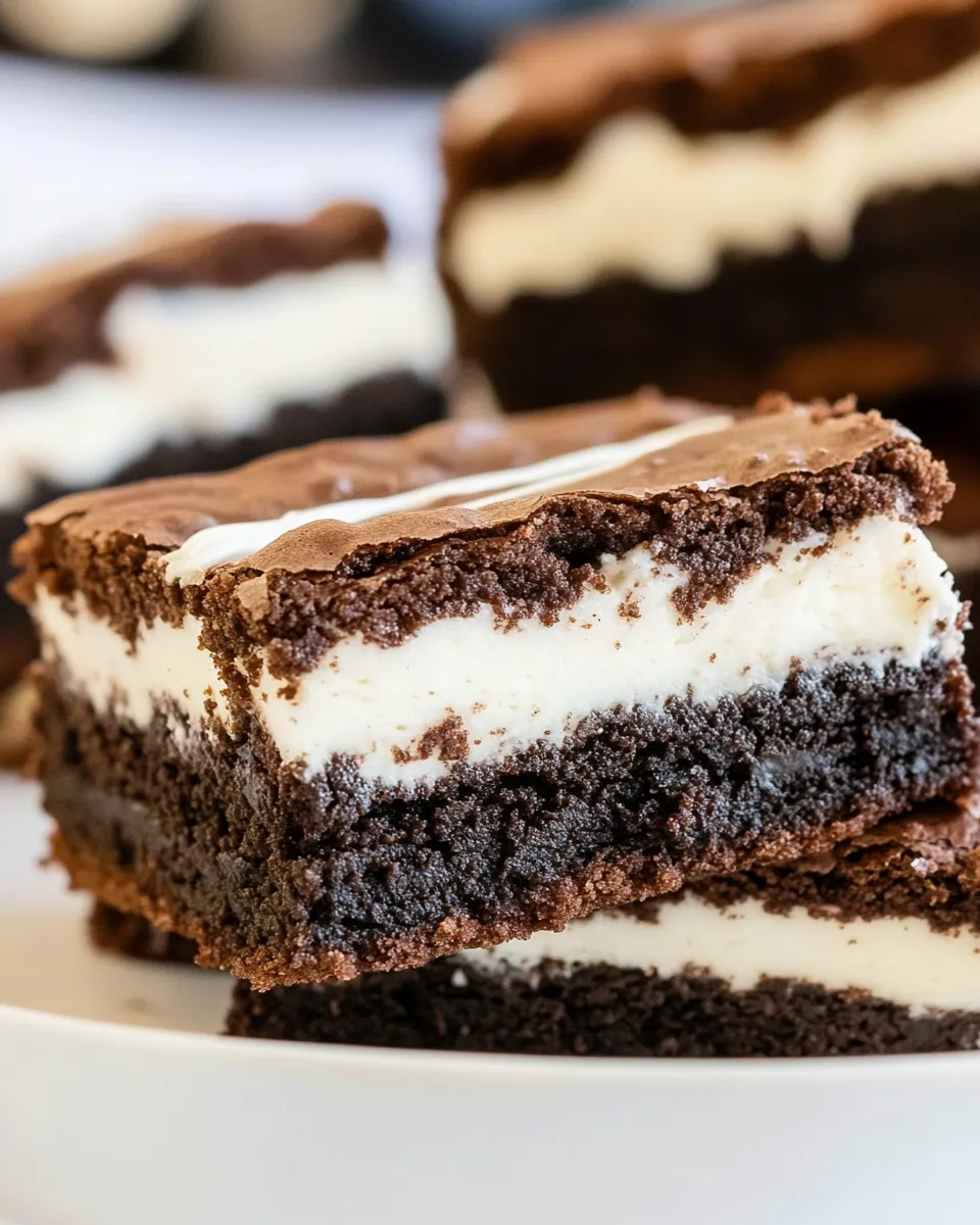 Homemade Oreo Stuffed Brownies photo