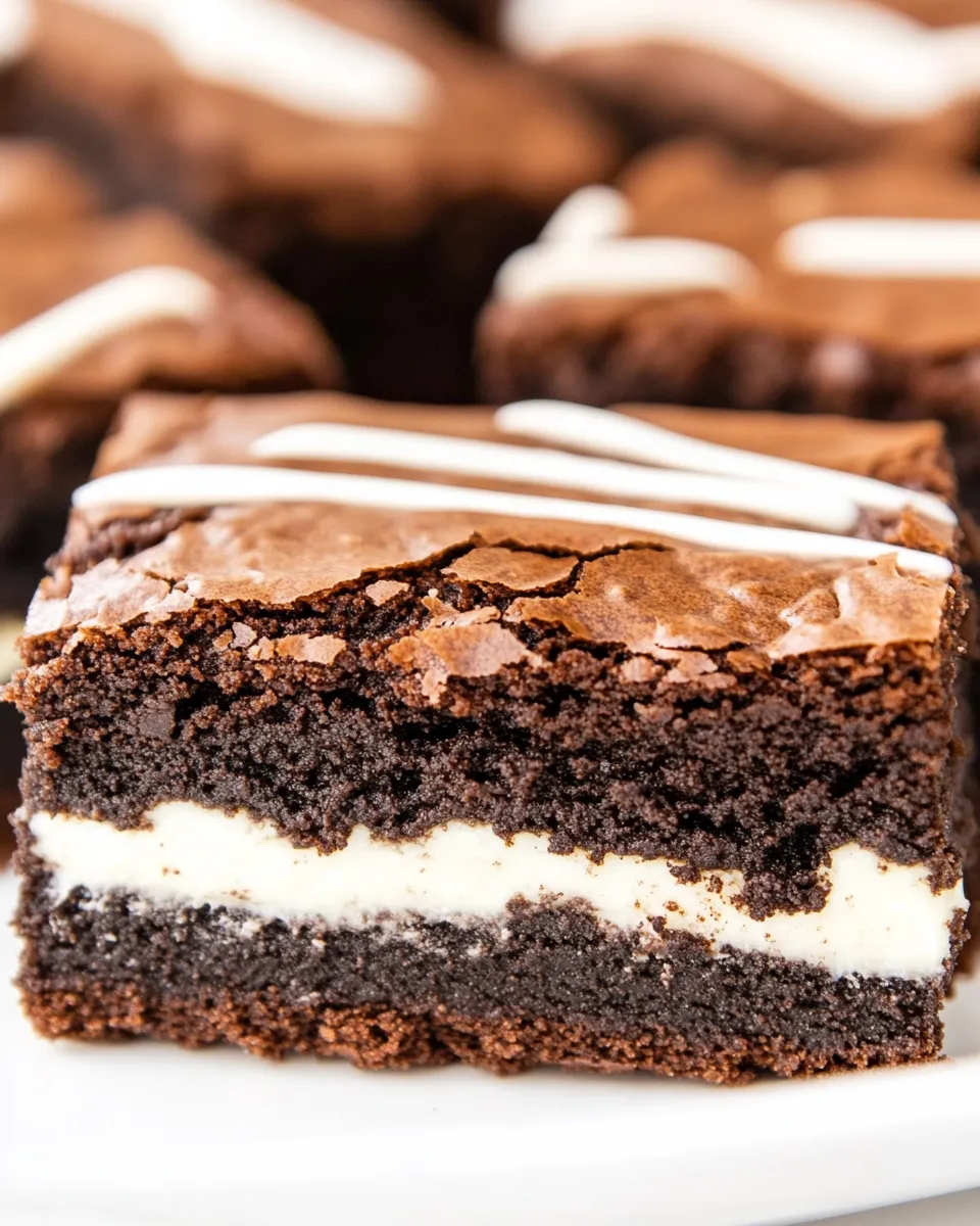 Easy Oreo Stuffed Brownies recipe photo