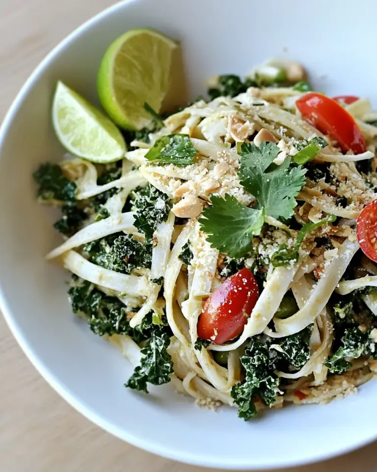 Homemade Pad Thai Kale Salad photo