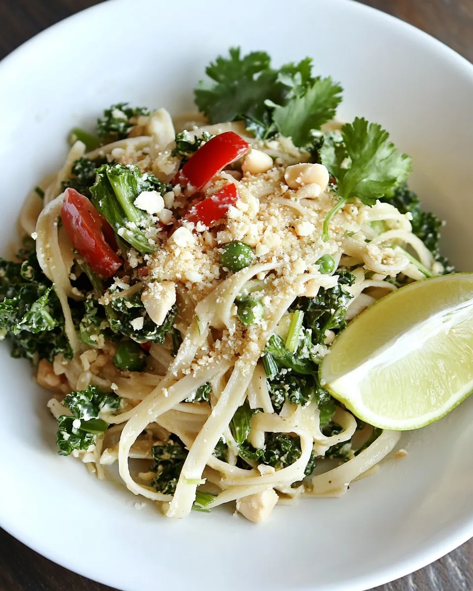 Classic Pad Thai Kale Salad image