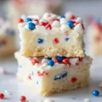 Homemade Patriotic Sugar Cookie Bars photo