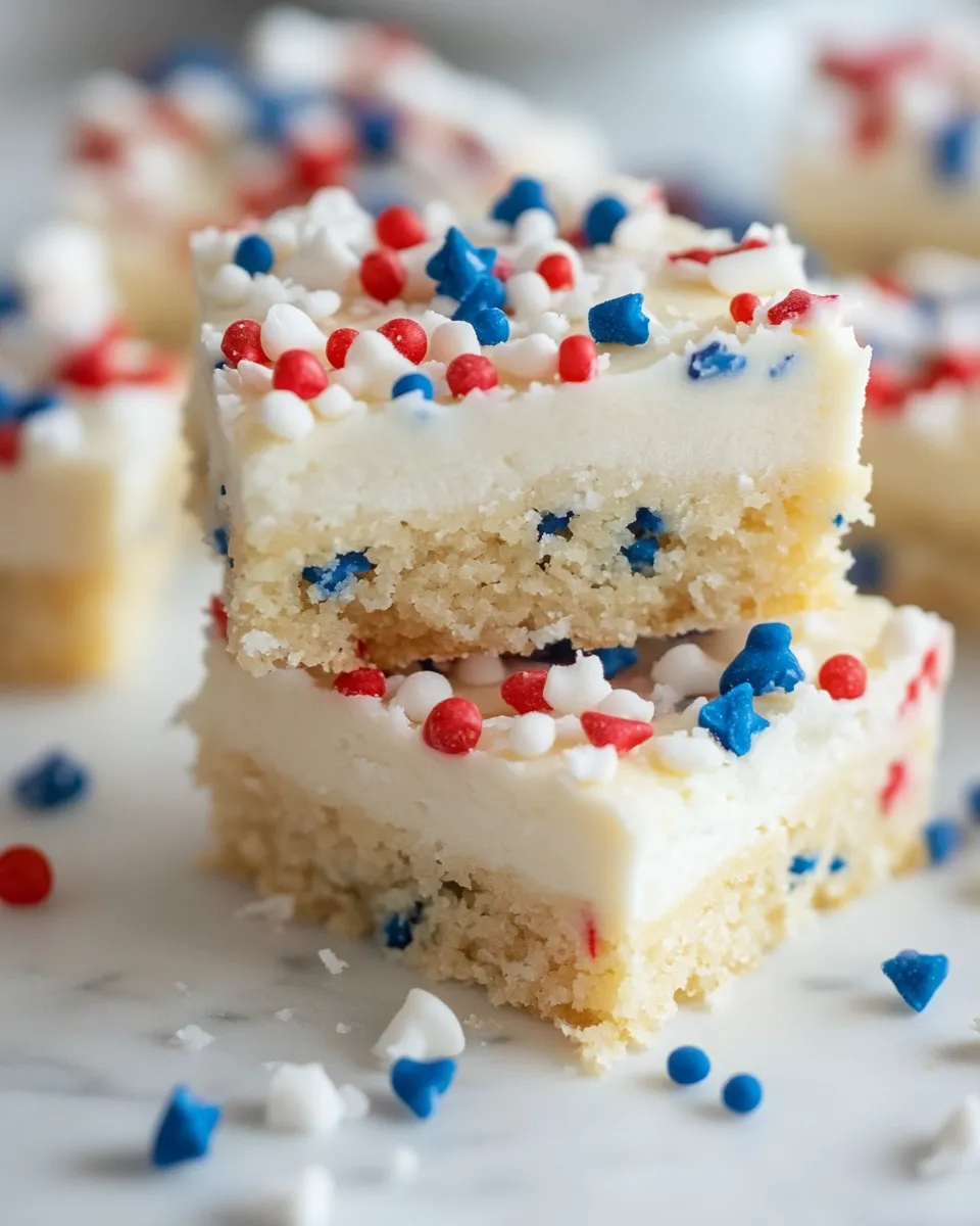 Best Patriotic Sugar Cookie Bars shot