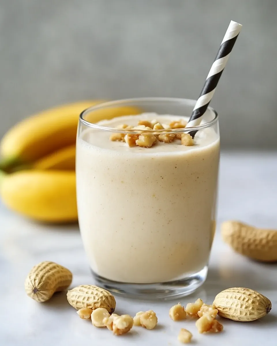 Classic Peanut Butter Banana Smoothie image