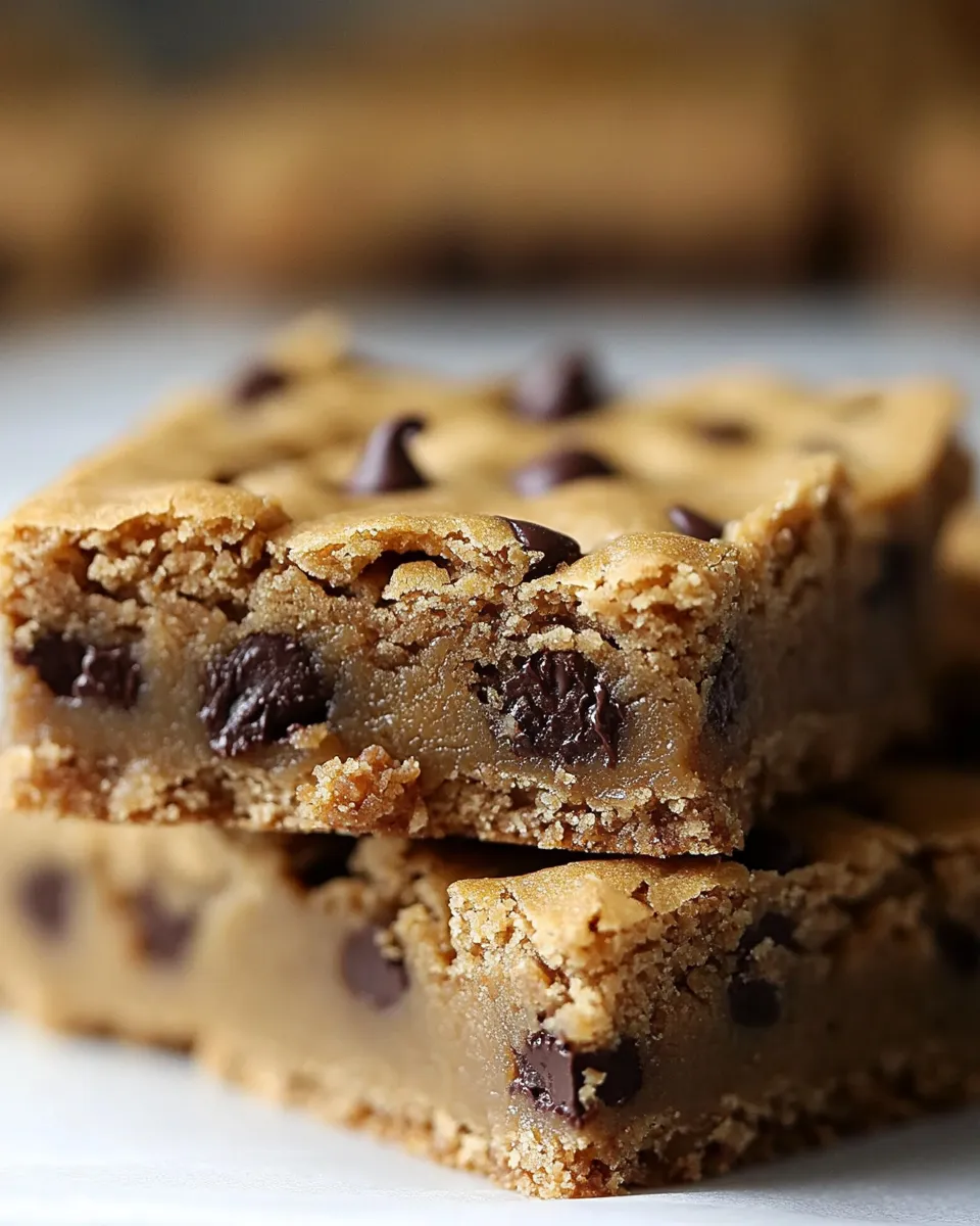Delicious Peanut Butter Chocolate Chip Bars recipe photo