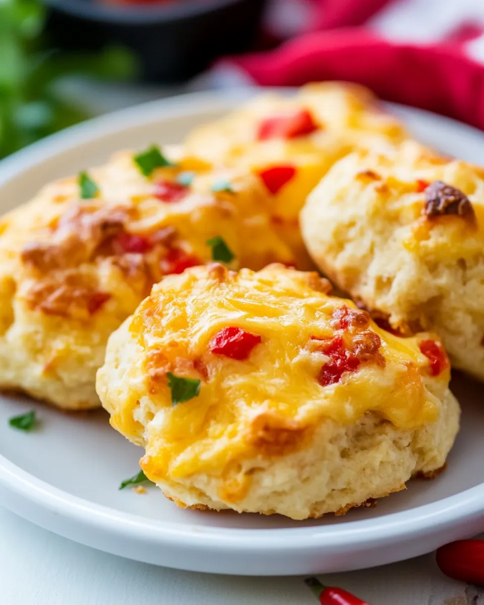 Homemade Pimento Cheese Drop Biscuits photo