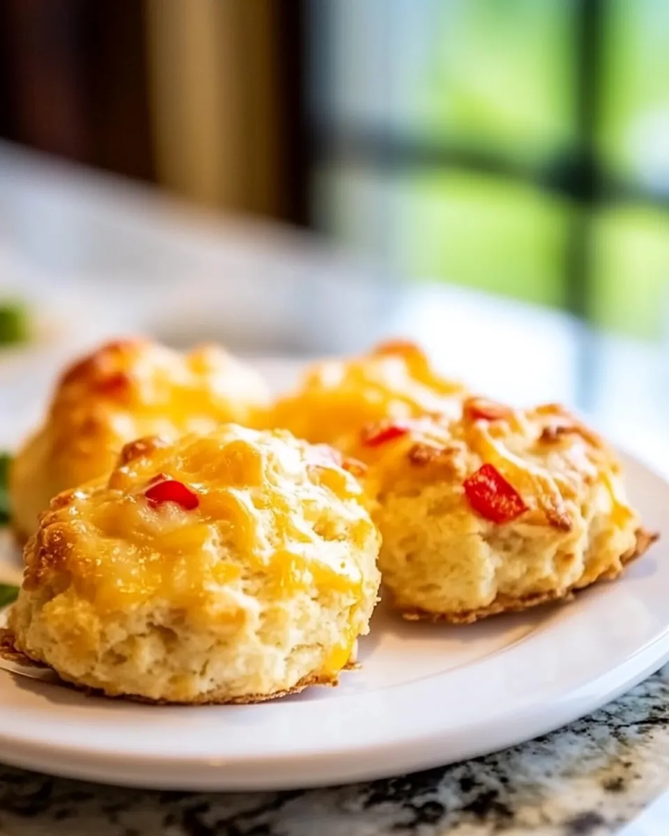 Easy Pimento Cheese Drop Biscuits recipe photo