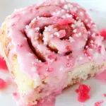 Homemade Pink Cinnamon Rolls photo