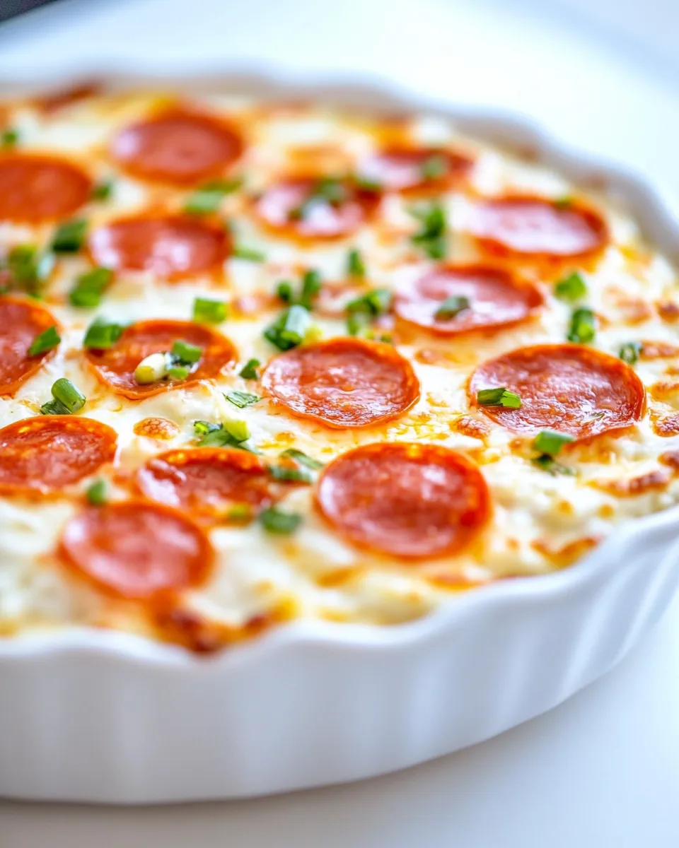 Homemade Pizza Dip recipe photo