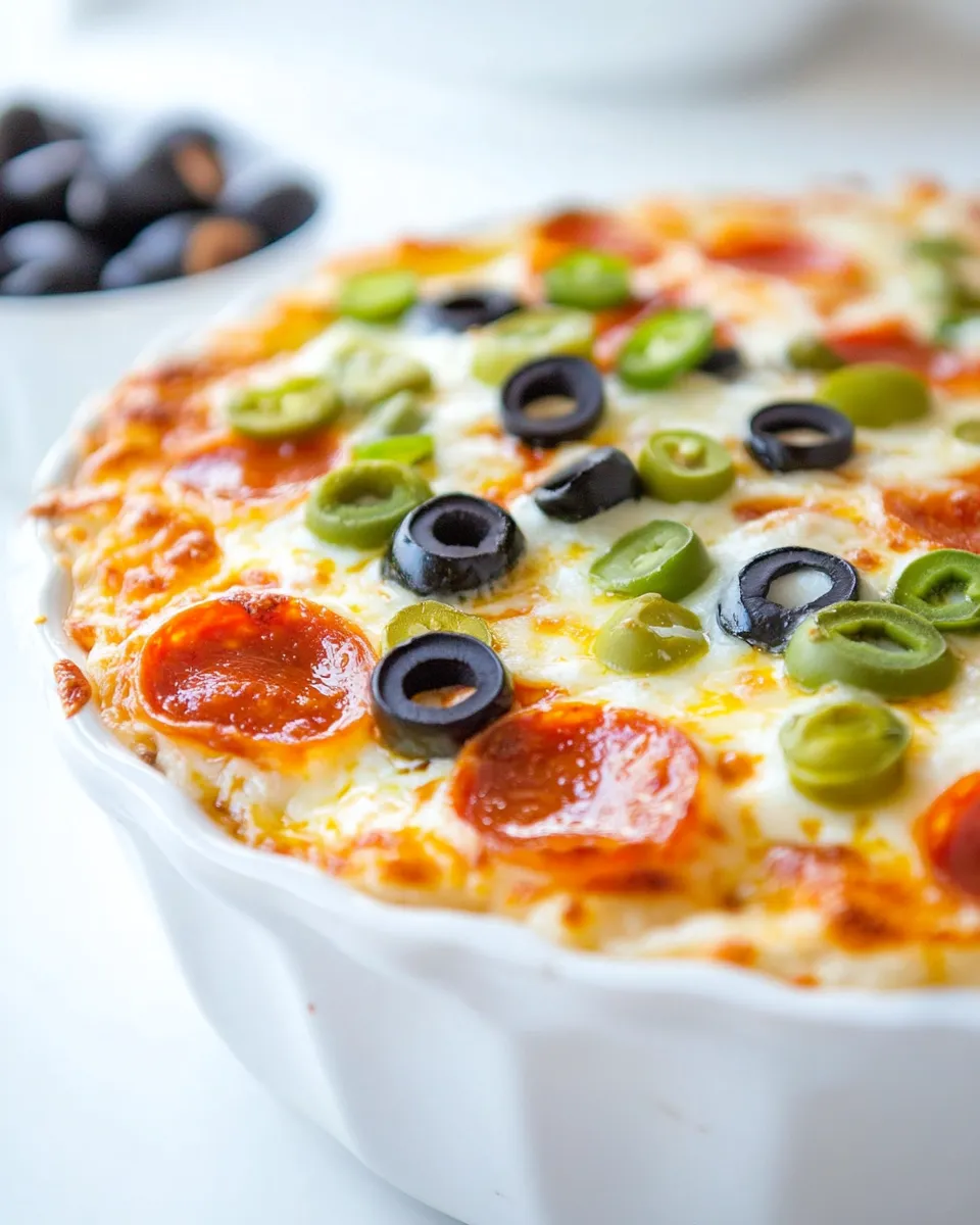 Classic Pizza Dip shot