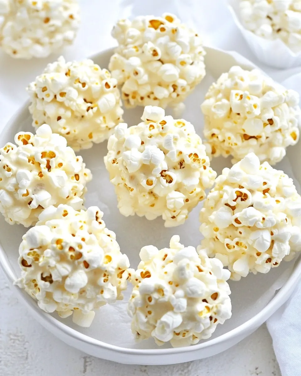 Homemade Popcorn Balls with Marshmallows photo